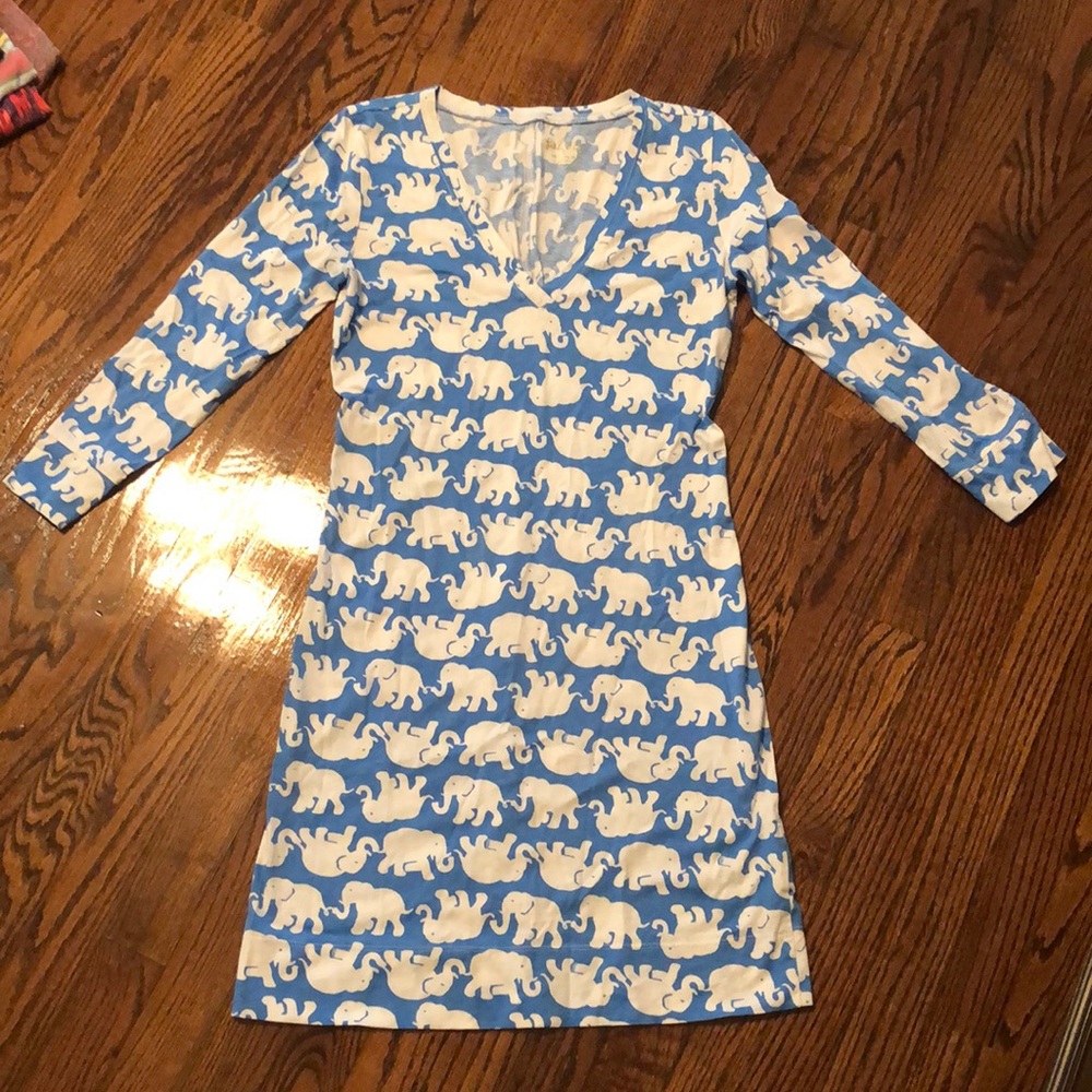 Lilly Pulitzer Tusk in Sun Dress XXS White & Blue - Picture 1 of 7
